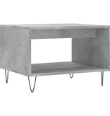 VidaXL Salontafel 60x50x40 cm bewerkt hout betongrijs