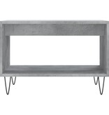 VidaXL Salontafel 60x50x40 cm bewerkt hout betongrijs