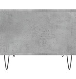 VidaXL Salontafel 60x50x40 cm bewerkt hout betongrijs