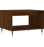 VidaXL Salontafel 60x50x40 cm bewerkt hout bruineikenkleurig