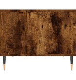 VidaXL Salontafel 60x50x40 cm bewerkt hout bruineikenkleurig