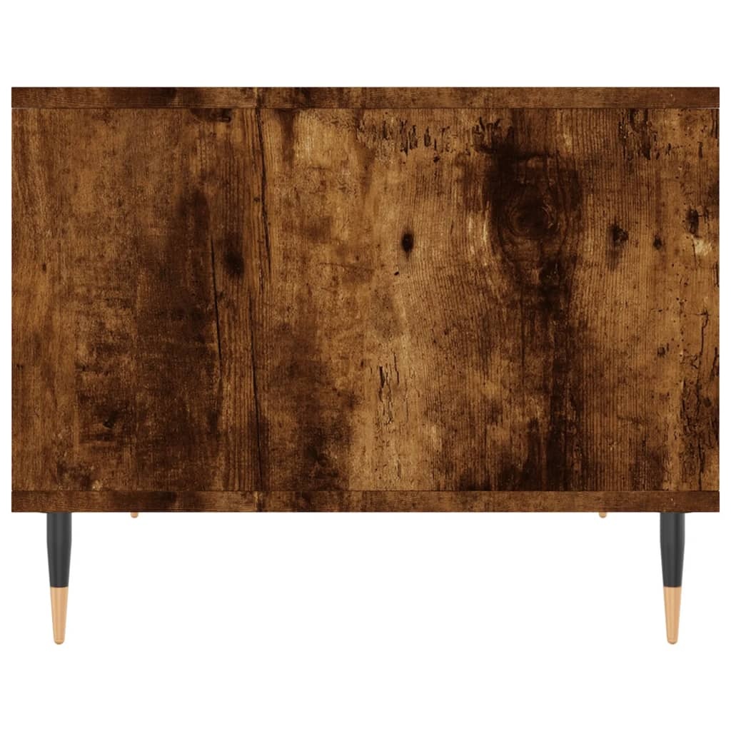 VidaXL Salontafel 60x50x40 cm bewerkt hout bruineikenkleurig