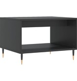 VidaXL Salontafel 60x50x40 cm bewerkt hout zwart