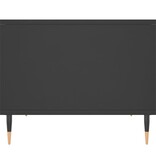 VidaXL Salontafel 60x50x40 cm bewerkt hout zwart