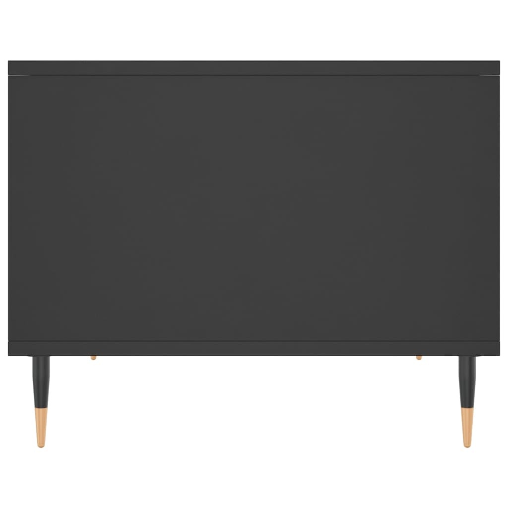 VidaXL Salontafel 60x50x40 cm bewerkt hout zwart