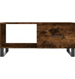 VidaXL Salontafel 90x50x40 cm bewerkt hout gerookt eikenkleurig