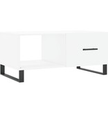 VidaXL Salontafel 90x50x40 cm bewerkt hout wit