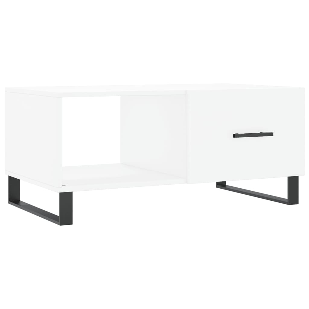 VidaXL Salontafel 90x50x40 cm bewerkt hout wit