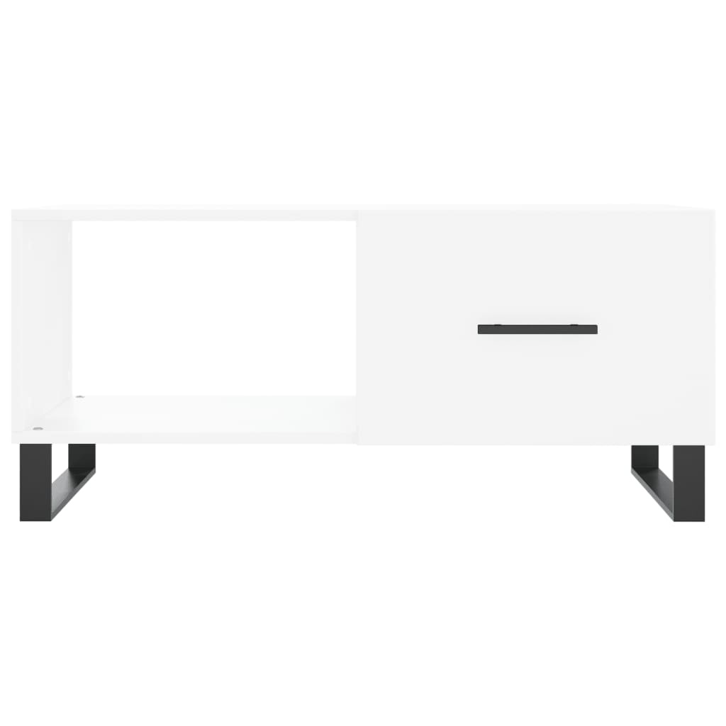 VidaXL Salontafel 90x50x40 cm bewerkt hout wit
