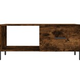 VidaXL Salontafel 90x50x40 cm bewerkt hout gerookt eikenkleurig