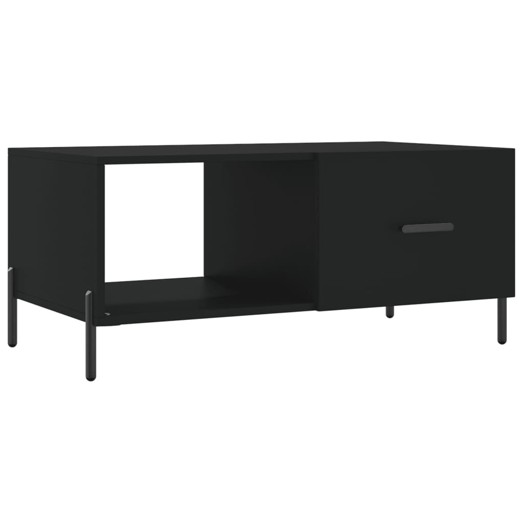 VidaXL Salontafel 90x50x40 cm bewerkt hout zwart