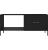 VidaXL Salontafel 90x50x40 cm bewerkt hout zwart