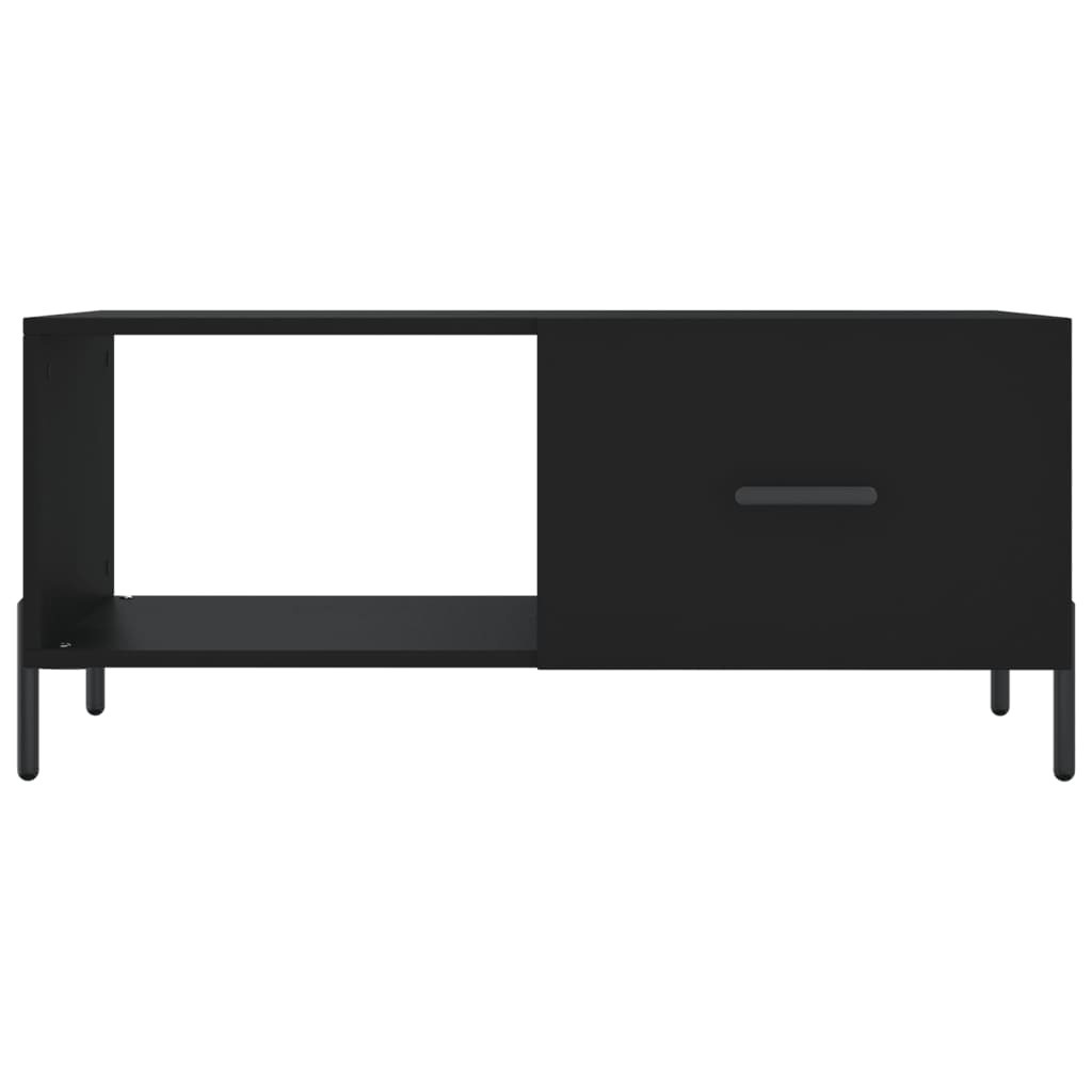 VidaXL Salontafel 90x50x40 cm bewerkt hout zwart