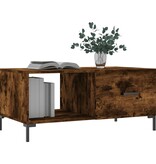 VidaXL Salontafel 90x50x40 cm bewerkt hout gerookt eikenkleurig