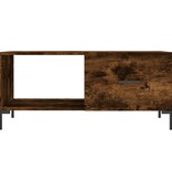 VidaXL Salontafel 90x50x40 cm bewerkt hout gerookt eikenkleurig