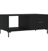 VidaXL Salontafel 90x50x40 cm bewerkt hout zwart