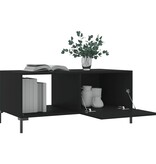 VidaXL Salontafel 90x50x40 cm bewerkt hout zwart