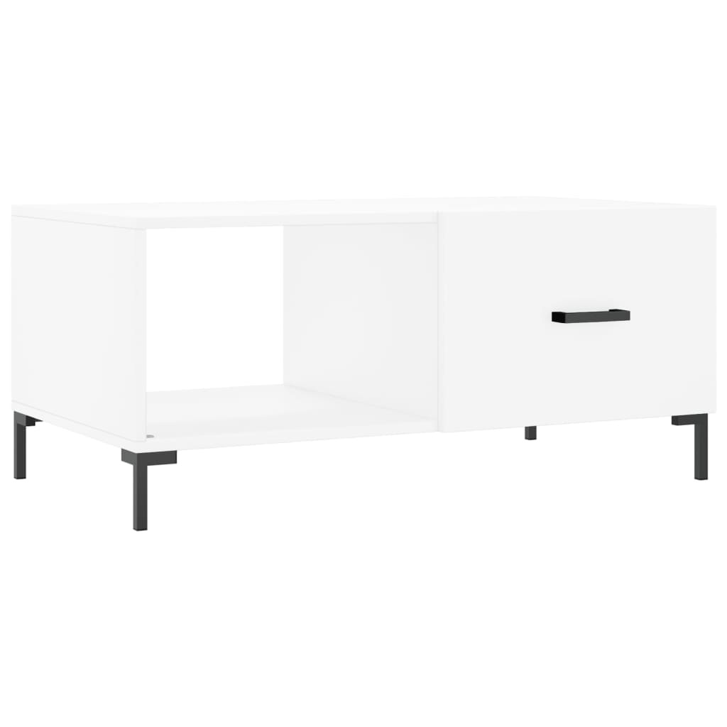 VidaXL Salontafel 90x50x40 cm bewerkt hout wit