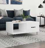 VidaXL Salontafel 90x50x40 cm bewerkt hout wit