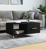 VidaXL Salontafel 90x50x40 cm bewerkt hout zwart