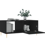 VidaXL Salontafel 90x50x40 cm bewerkt hout zwart