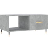 VidaXL Salontafel 90x50x40 cm bewerkt hout betongrijs