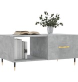VidaXL Salontafel 90x50x40 cm bewerkt hout betongrijs