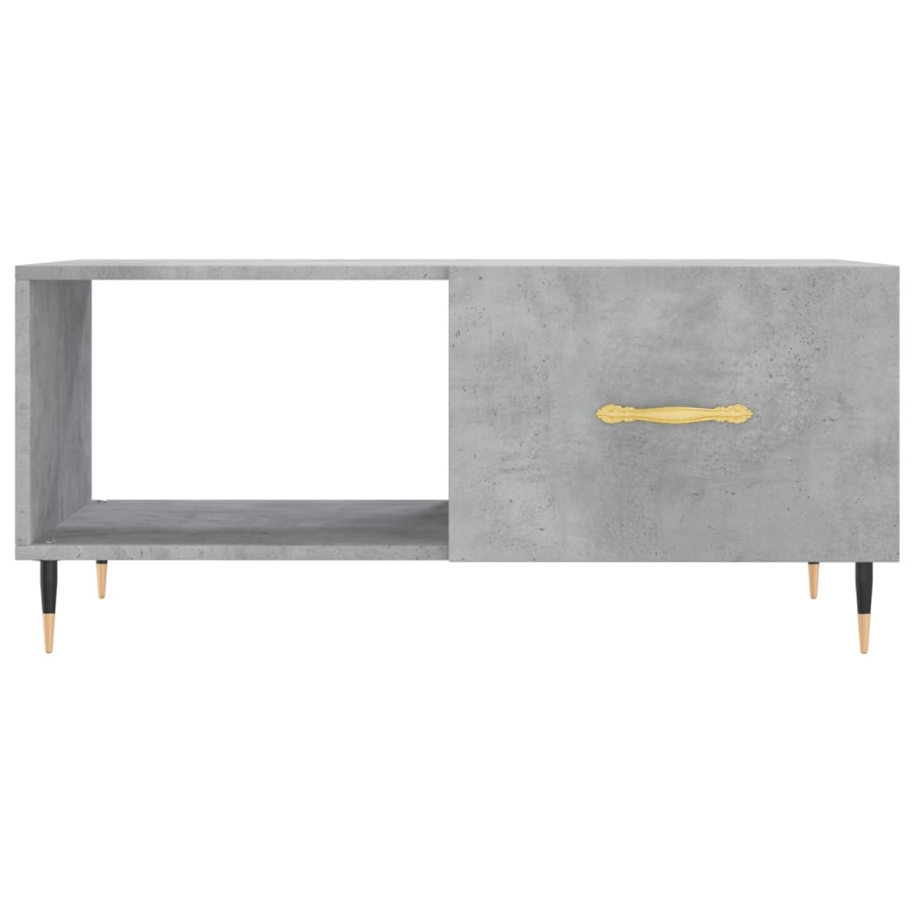 VidaXL Salontafel 90x50x40 cm bewerkt hout betongrijs