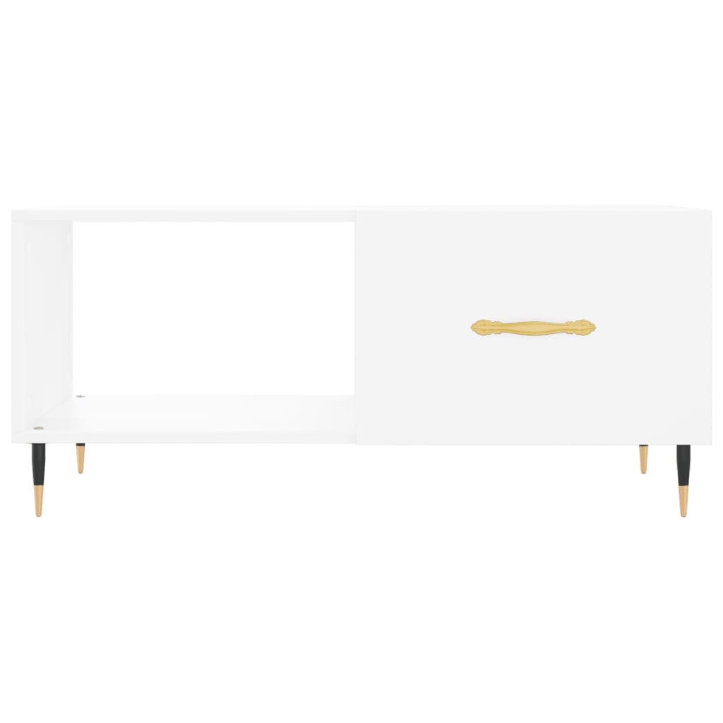 VidaXL Salontafel 90x50x40 cm bewerkt hout wit