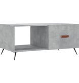 VidaXL Salontafel 90x50x40 cm bewerkt hout betongrijs