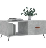 VidaXL Salontafel 90x50x40 cm bewerkt hout betongrijs