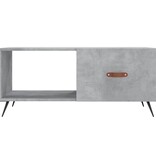 VidaXL Salontafel 90x50x40 cm bewerkt hout betongrijs