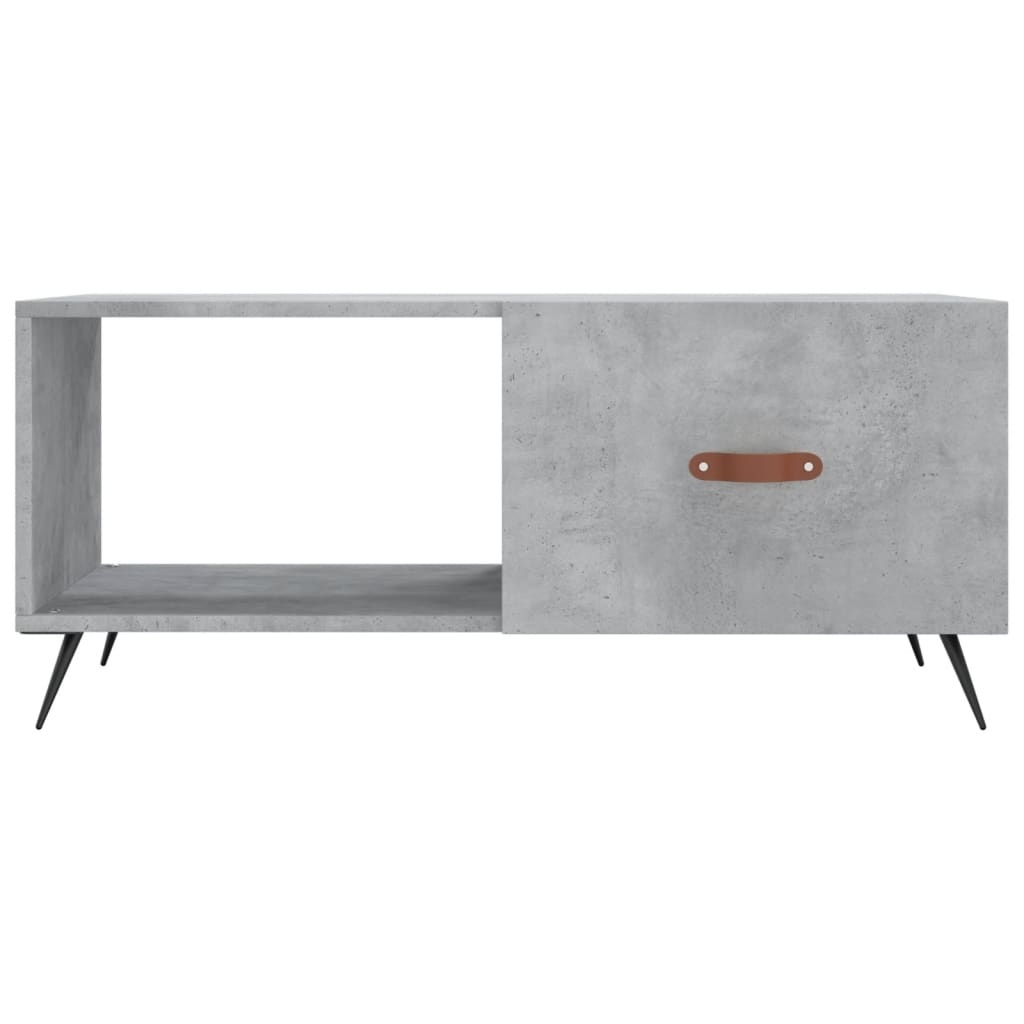 VidaXL Salontafel 90x50x40 cm bewerkt hout betongrijs