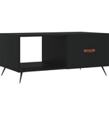 VidaXL Salontafel 90x50x40 cm bewerkt hout zwart