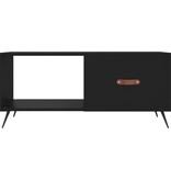VidaXL Salontafel 90x50x40 cm bewerkt hout zwart