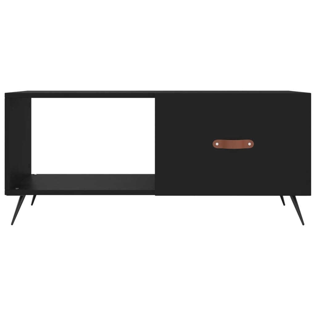 VidaXL Salontafel 90x50x40 cm bewerkt hout zwart