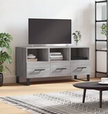 VidaXL Tv-meubel 102x36x50 cm bewerkt hout grijs sonoma eikenkleurig