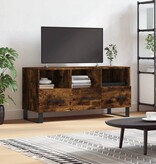 vidaXL Tv-meubel 102x36x50 cm bewerkt hout gerookt eikenkleurig