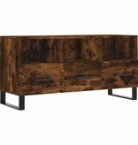 vidaXL Tv-meubel 102x36x50 cm bewerkt hout gerookt eikenkleurig