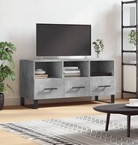 VidaXL Tv-meubel 102x36x50 cm bewerkt hout betongrijs