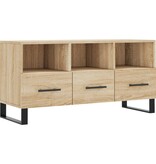 vidaXL Tv-meubel 102x36x50 cm bewerkt hout sonoma eikenkleurig