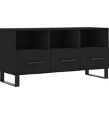 VidaXL Tv-meubel 102x36x50 cm bewerkt hout zwart