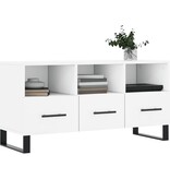 VidaXL Tv-meubel 102x36x50 cm bewerkt hout wit