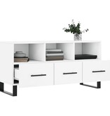 VidaXL Tv-meubel 102x36x50 cm bewerkt hout wit