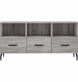 VidaXL Tv-meubel 102x36x50 cm bewerkt hout grijs sonoma eikenkleurig