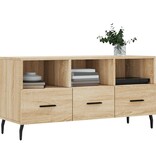 VidaXL Tv-meubel 102x36x50 cm bewerkt hout sonoma eikenkleurig