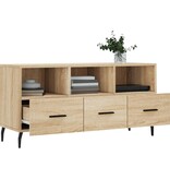 VidaXL Tv-meubel 102x36x50 cm bewerkt hout sonoma eikenkleurig