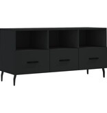 VidaXL Tv-meubel 102x36x50 cm bewerkt hout zwart