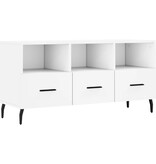 VidaXL Tv-meubel 102x36x50 cm bewerkt hout wit