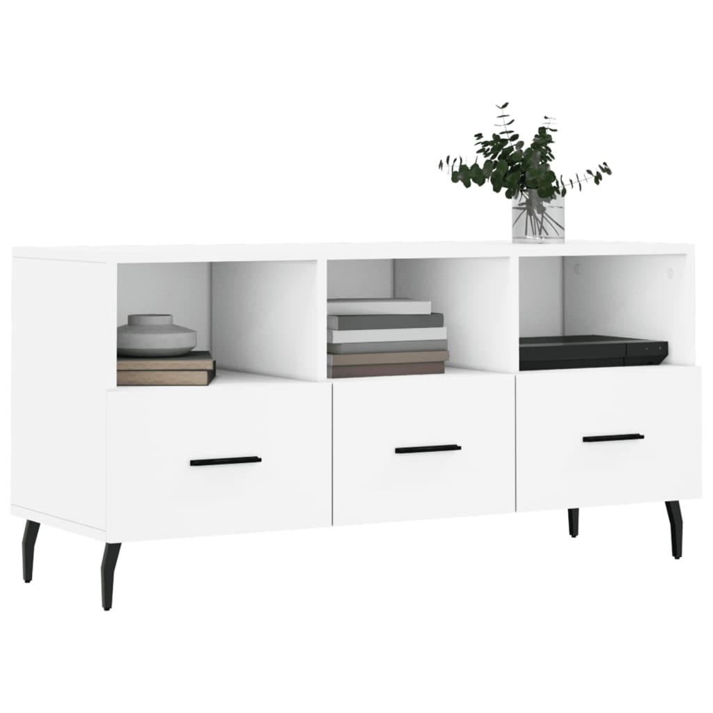 VidaXL Tv-meubel 102x36x50 cm bewerkt hout wit